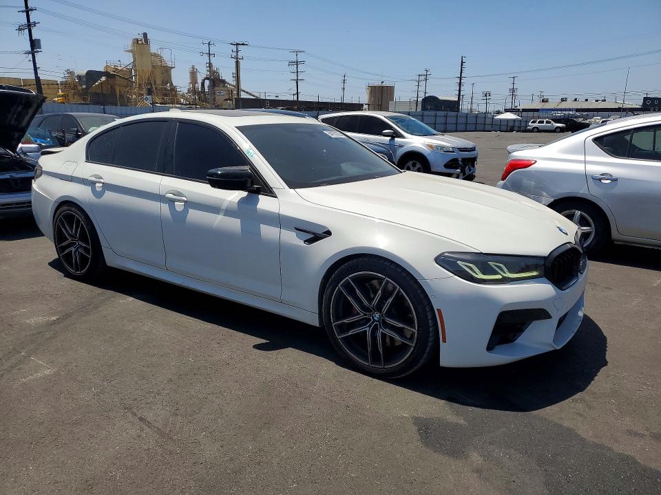 54163386 :رقم المزاد ، WBS83CH00MCF82410 vin ، 2021 Bmw M5 مزاد بيع