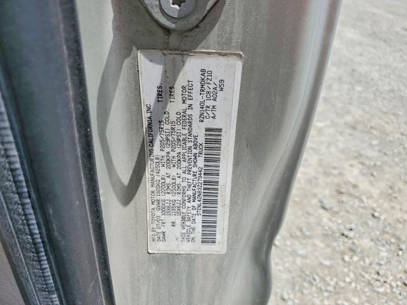 Продаж на аукціоні авто 2003 Toyota Tacoma, vin: 5TENL42N83Z279442, номер лоту: 54126376