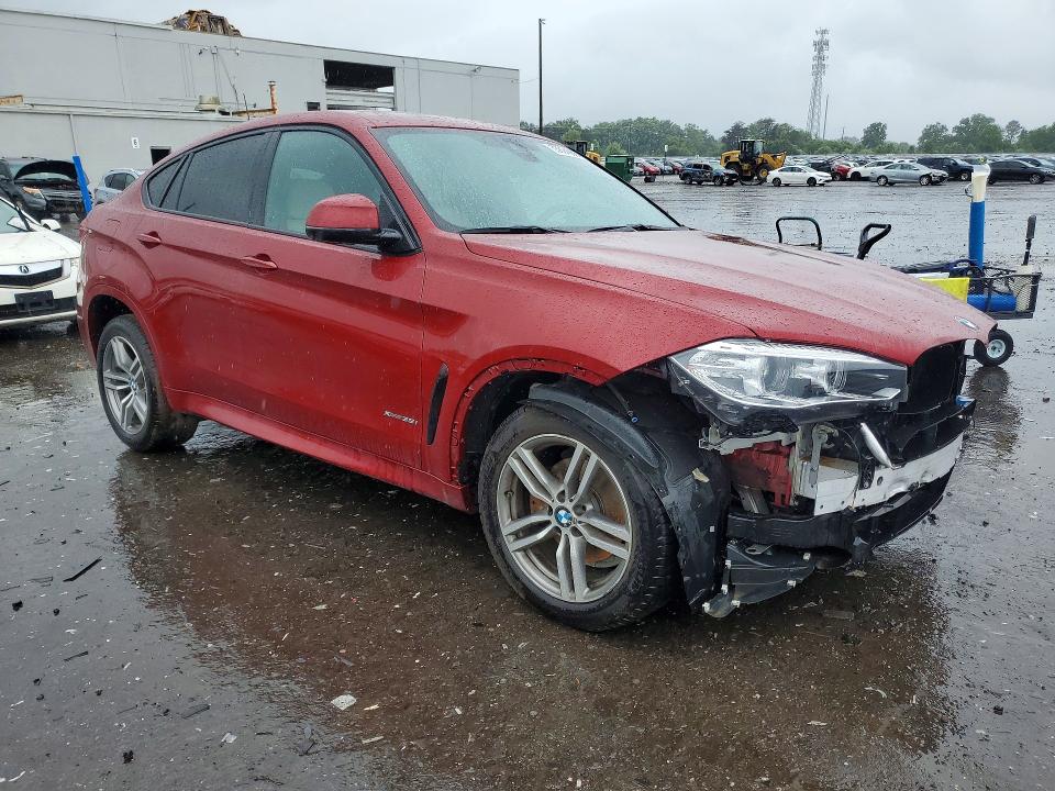 53624966 :رقم المزاد ، 5UXKU2C3XH0X47033 vin ، 2017 Bmw X6 مزاد بيع