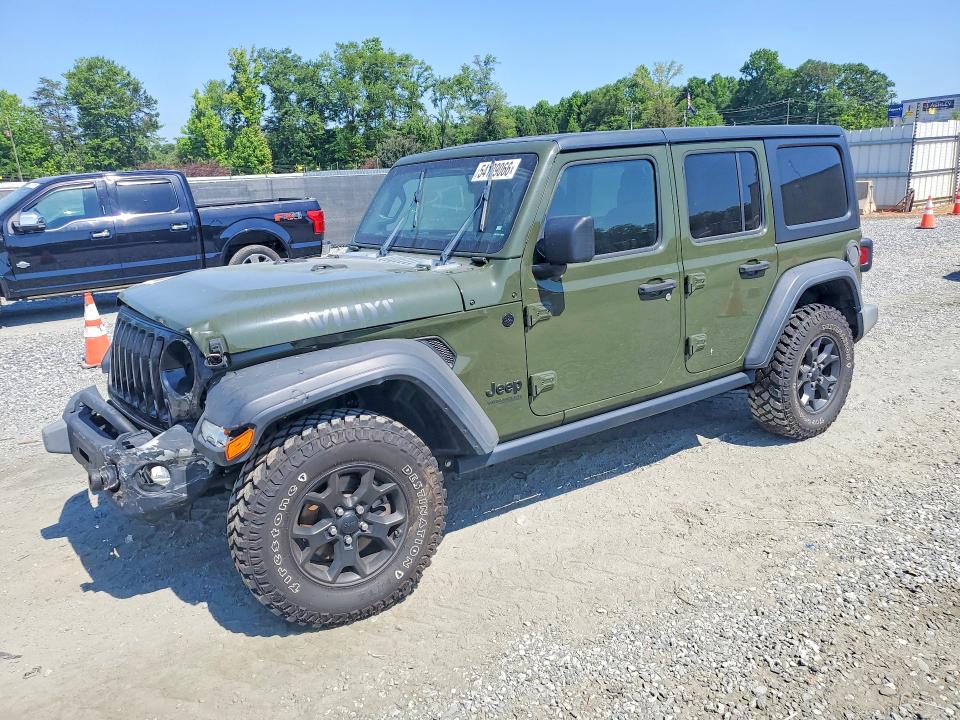Продажа на аукционе авто 2021 Jeep Wrangler Unlimited, vin: 1C4HJXDGXMW593630, номер лота: 54139066