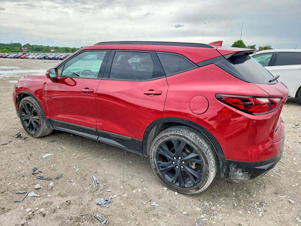 53551726 :رقم المزاد ، 3GNKBERS0KS667447 vin ، 2019 Chevrolet Blazer مزاد بيع