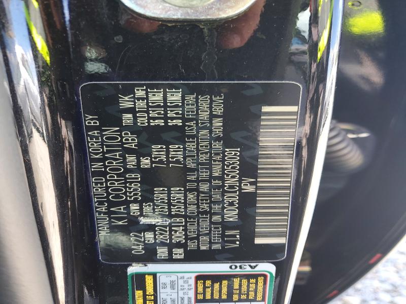 Aukcja sprzedaży 2022 Kia Ev6, vin: KNDC3DLC1N5053091, numer aukcji: 52965546