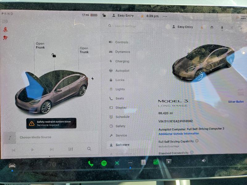 54216626 :رقم المزاد ، 5YJ3E1EA2JF059592 vin ، 2018 Tesla Model 3 مزاد بيع