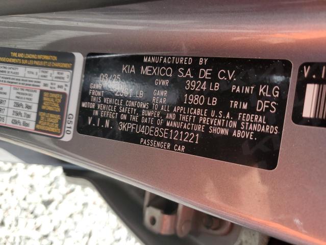 Продажа на аукционе авто 2025 Kia K4, vin: 3KPFU4DE8SE121221, номер лота: 52467816
