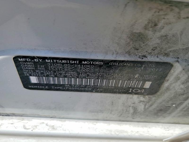 Aukcja sprzedaży 2018 Mitsubishi Mirage, vin: ML32F3FJ0JHF08566, numer aukcji: 54769606