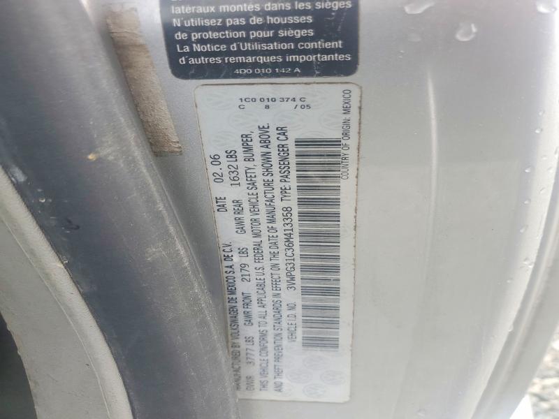 Продажа на аукционе авто 2006 Volkswagen New Beetle, vin: 3VWPG31C36M413358, номер лота: 52528616