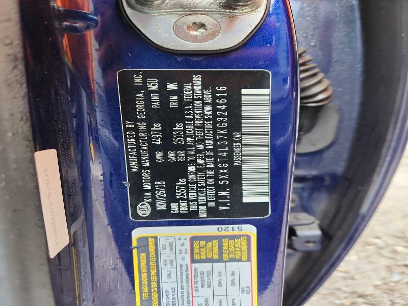 Продажа на аукционе авто 2019 Kia Optima, vin: 5XXGT4L37KG324616, номер лота: 53718466