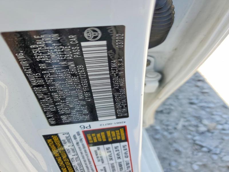 53845686 :رقم المزاد ، 4T1BF1FK6GU122639 vin ، 2016 Toyota Camry مزاد بيع