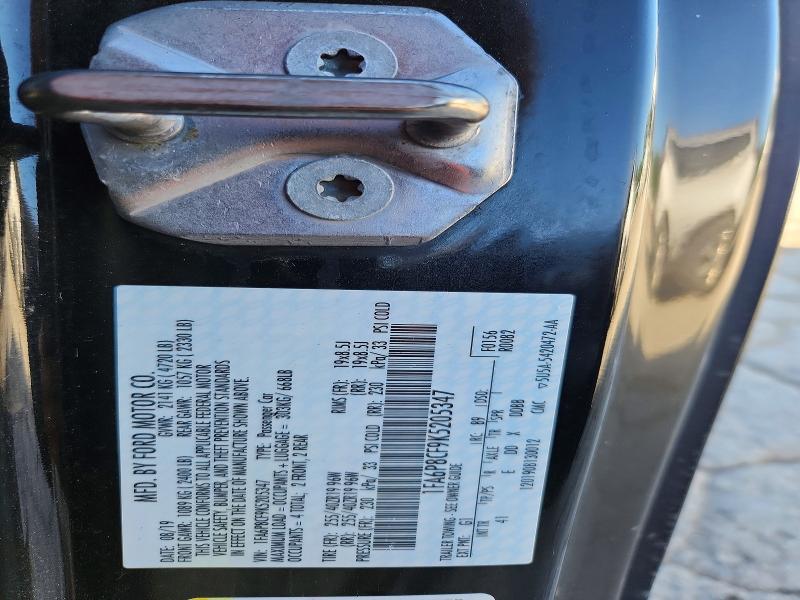 Aukcja sprzedaży 2019 Ford Mustang, vin: 1FA6P8CF9K5205347, numer aukcji: 52626396