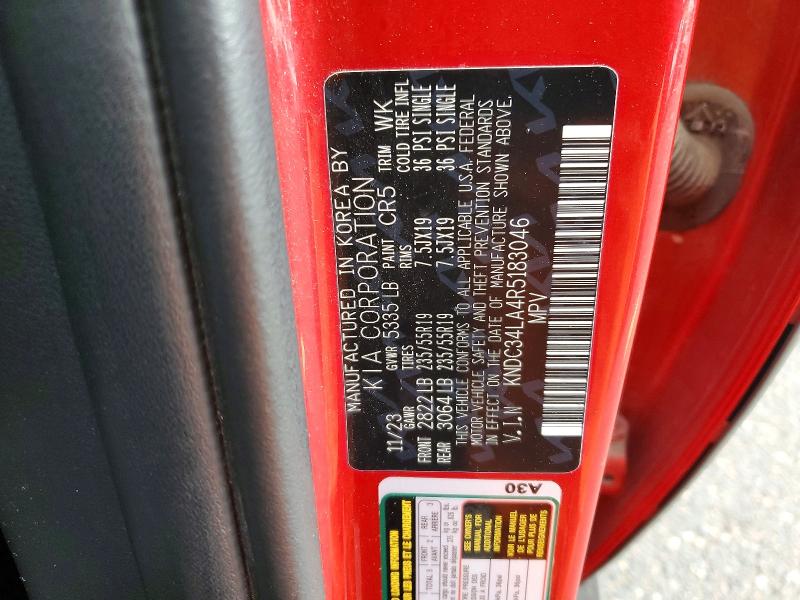 Продаж на аукціоні авто 2024 Kia Ev6, vin: KNDC34LA4R5183046, номер лоту: 53646836