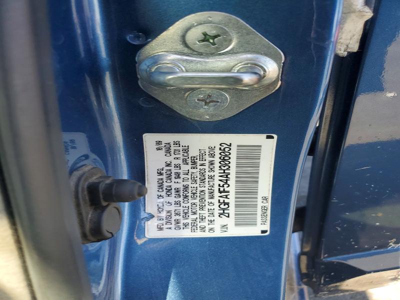 Продажа на аукционе авто 2010 Honda Civic, vin: 2HGFA1F54AH306052, номер лота: 52493146
