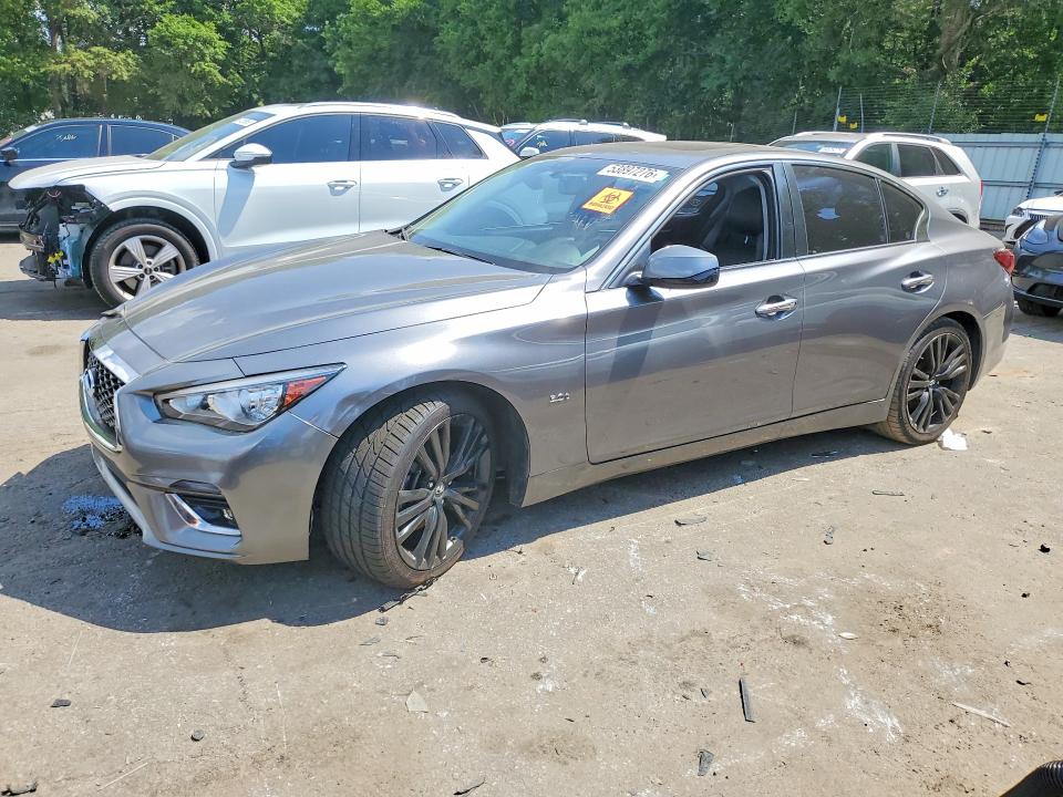 2018 Infiniti Q50 მანქანა იყიდება აუქციონზე, vin: JN1EV7AP1JM366428, აუქციონის ნომერი: 53897276