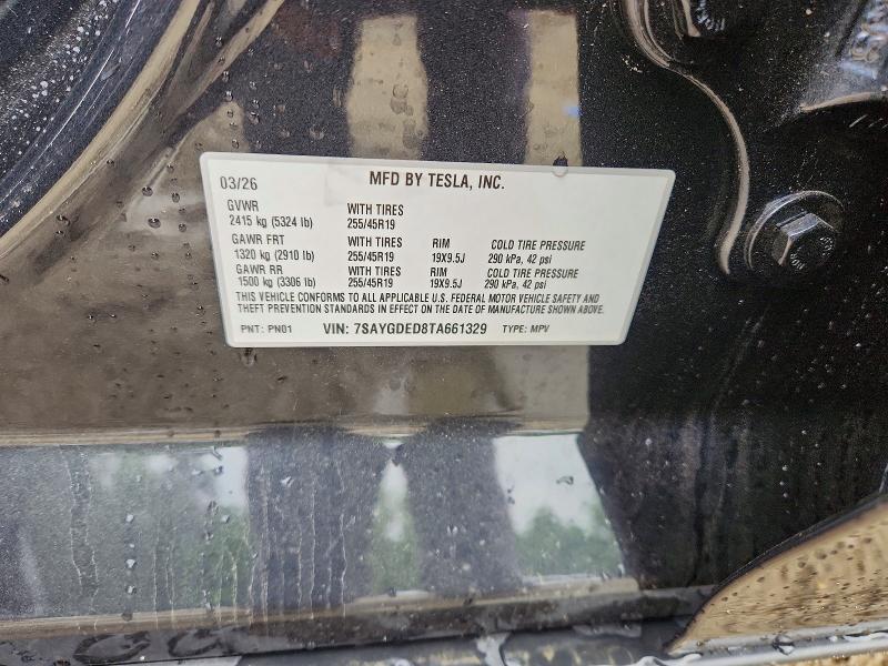 Aukcja sprzedaży 2026 Tesla Model Y, vin: 7SAYGDED8TA661329, numer aukcji: 53284916