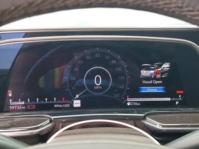 2022 Cadillac Escalade მანქანა იყიდება აუქციონზე, vin: 1GYS3DKL3NR142967, აუქციონის ნომერი: 51703656