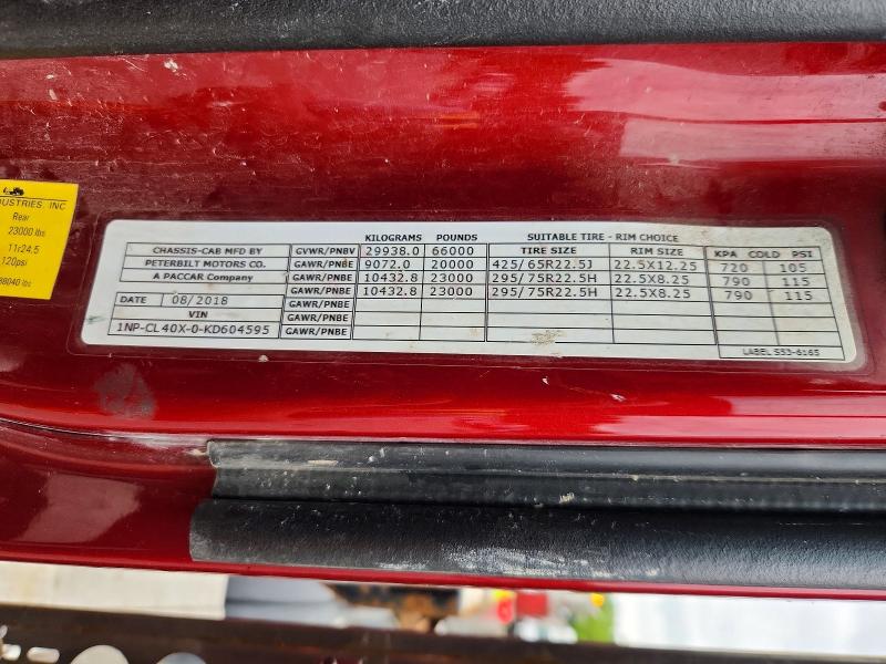 Продаж на аукціоні авто 2019 Peterbilt 567, vin: 1NPCL40X0KD604595, номер лоту: 52642876