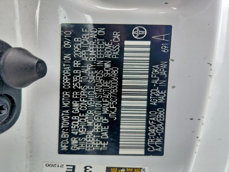 Продажа на аукционе авто 2011 Scion Tc, vin: JTKJF5C77B3006980, номер лота: 53947566