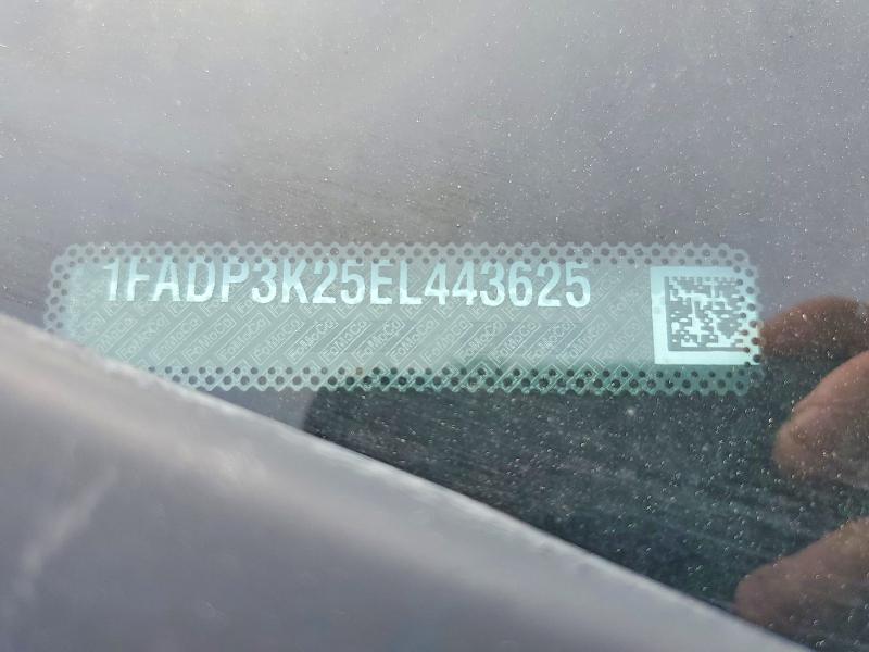 55060666 :رقم المزاد ، 1FADP3K25EL443625 vin ، 2014 Ford Focus مزاد بيع