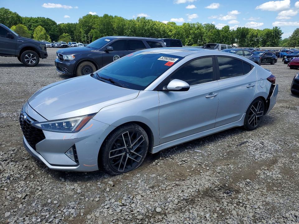 Продаж на аукціоні авто 2019 Hyundai Elantra, vin: KMHD04LB2KU841119, номер лоту: 52992866