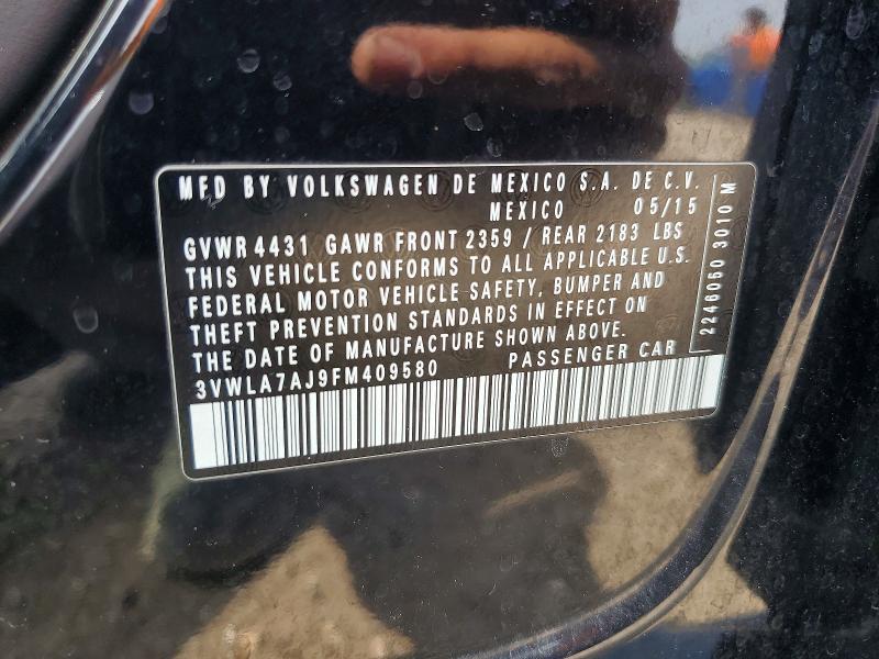 Aukcja sprzedaży 2015 Volkswagen Jetta, vin: 3VWLA7AJ9FM409580, numer aukcji: 52722876