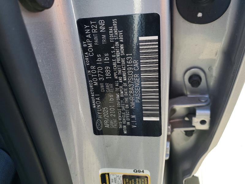 53818996 :رقم المزاد ، KMHRC8A37SU391631 vin ، 2025 Hyundai Venue مزاد بيع