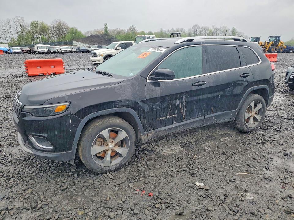 52468996 :رقم المزاد ، 1C4PJMDX8KD191236 vin ، 2019 Jeep Cherokee مزاد بيع