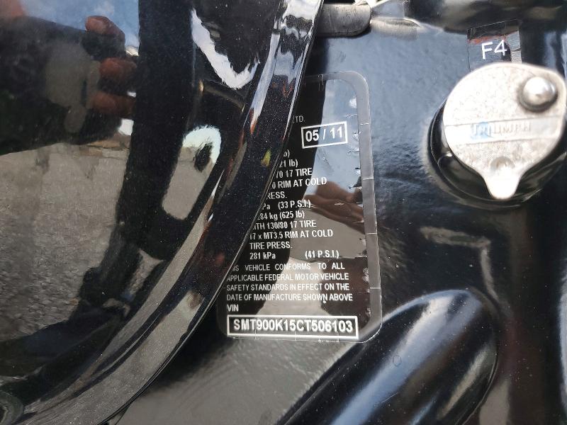 Продажа на аукционе авто 2012 Triumph Motorcycle Bonneville, vin: SMT900K15CT506103, номер лота: 54833606