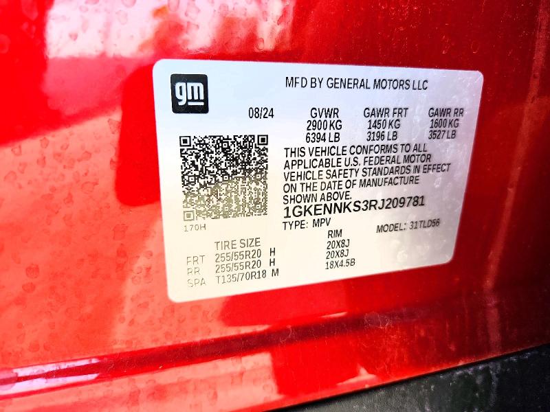 Продаж на аукціоні авто 2024 Gmc Acadia, vin: 1GKENNKS3RJ209781, номер лоту: 52823476