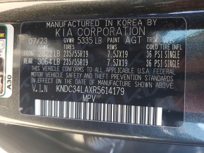 Aukcja sprzedaży 2024 Kia Ev6, vin: KNDC34LAXR5614179, numer aukcji: 54013696