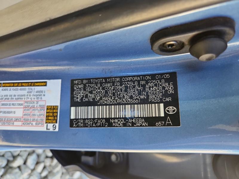 2005 Toyota Prius მანქანა იყიდება აუქციონზე, vin: JTDKB20U953035661, აუქციონის ნომერი: 53577186