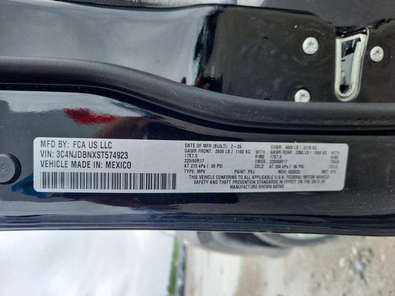 Продажа на аукционе авто 2025 Jeep Compass, vin: 3C4NJDBNXST574923, номер лота: 52074616