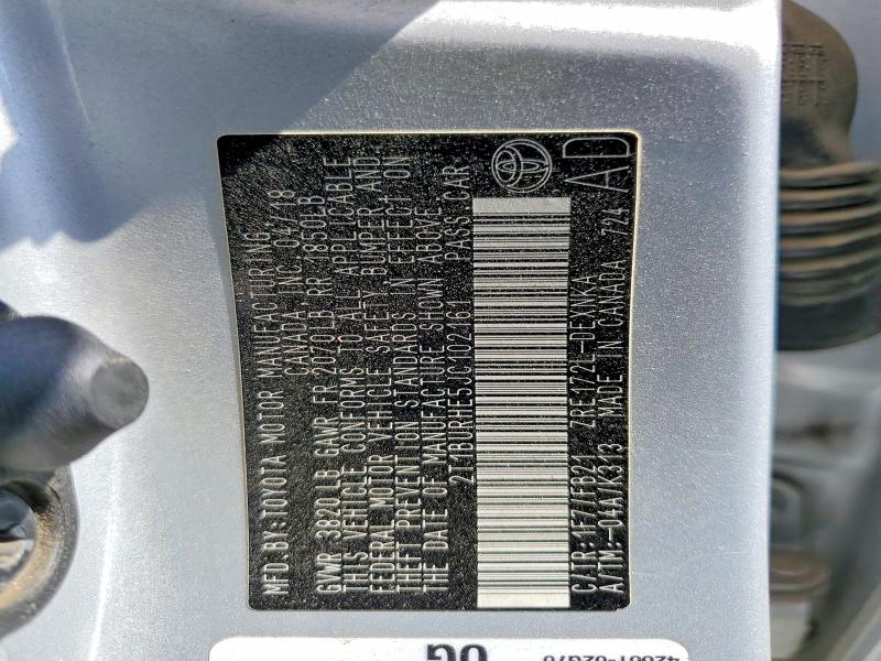 Продажа на аукционе авто 2018 Toyota Corolla, vin: 2T1BURHE5JC102161, номер лота: 54856686