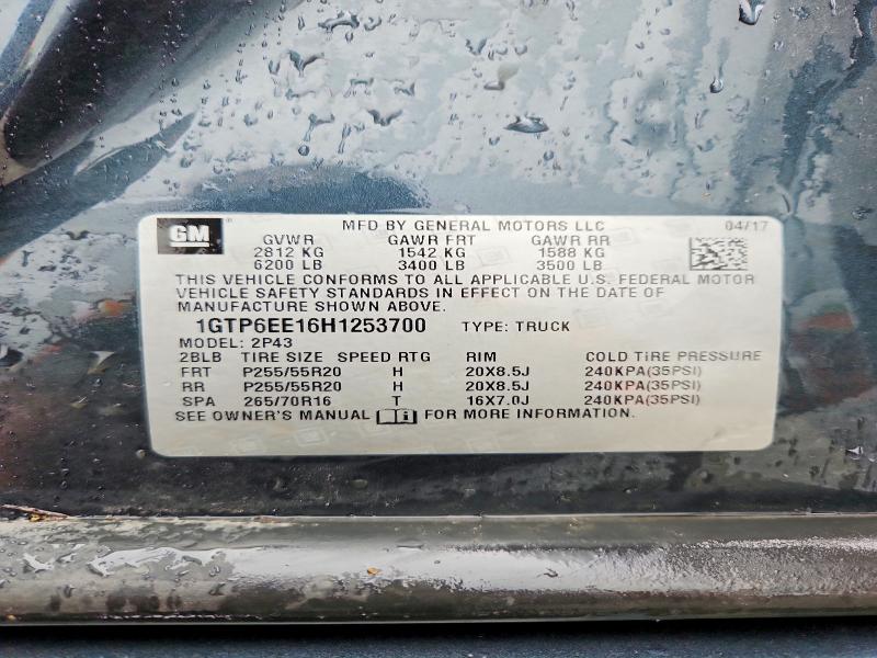 Aukcja sprzedaży 2017 Gmc Canyon, vin: 1GTP6EE16H1253700, numer aukcji: 53761646