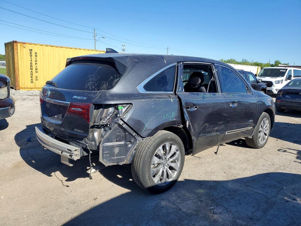 Продажа на аукционе авто 2015 Acura Mdx, vin: 5FRYD4H44FB017091, номер лота: 52781406