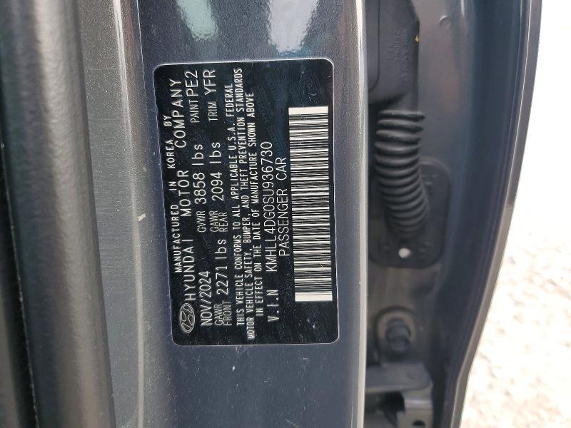 2025 Hyundai Elantra მანქანა იყიდება აუქციონზე, vin: KMHLL4DG0SU936730, აუქციონის ნომერი: 54587246