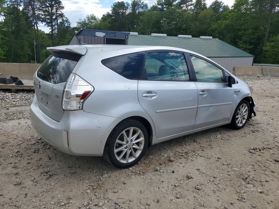 2012 Toyota Prius V მანქანა იყიდება აუქციონზე, vin: JTDZN3EU7C3103800, აუქციონის ნომერი: 55137726