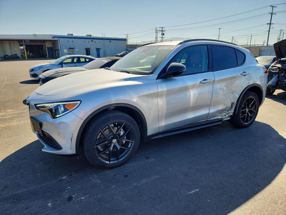 2021 Alfa Romeo Stelvio მანქანა იყიდება აუქციონზე, vin: ZASPAJAN0M7D09614, აუქციონის ნომერი: 53127626