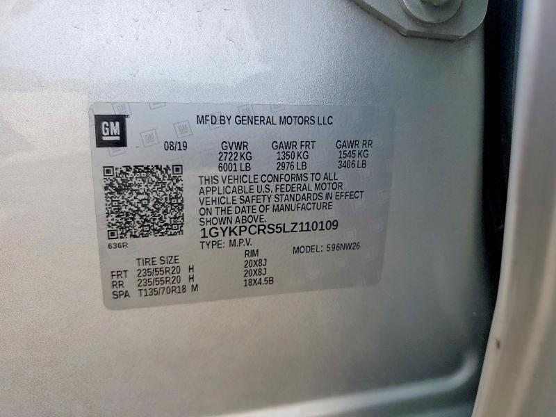 Aukcja sprzedaży 2020 Cadillac Xt6, vin: 1GYKPCRS5LZ110109, numer aukcji: 54835486