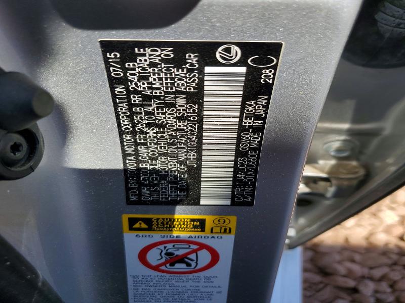 Продажа на аукционе авто 2016 Lexus Es, vin: JTHBK1GG4G2216152, номер лота: 52947416