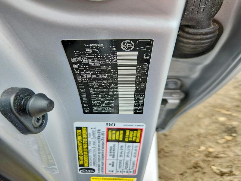 55201086 :رقم المزاد ، 2T1BURHE1HC939726 vin ، 2017 Toyota Corolla مزاد بيع