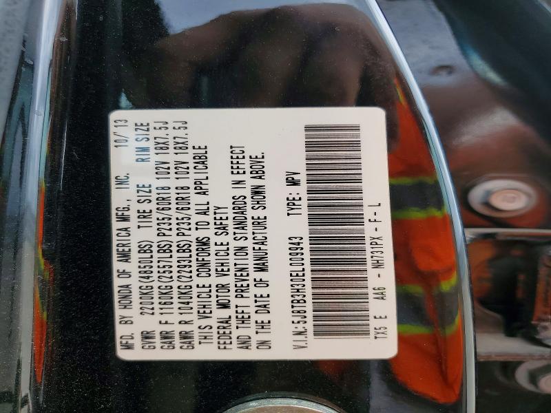 Aukcja sprzedaży 2014 Acura Rdx, vin: 5J8TB3H30EL009943, numer aukcji: 54398226