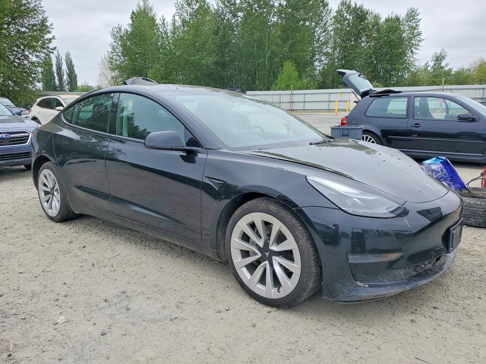 2022 Tesla Model 3 მანქანა იყიდება აუქციონზე, vin: 5YJ3E1EA4NF286126, აუქციონის ნომერი: 52576536