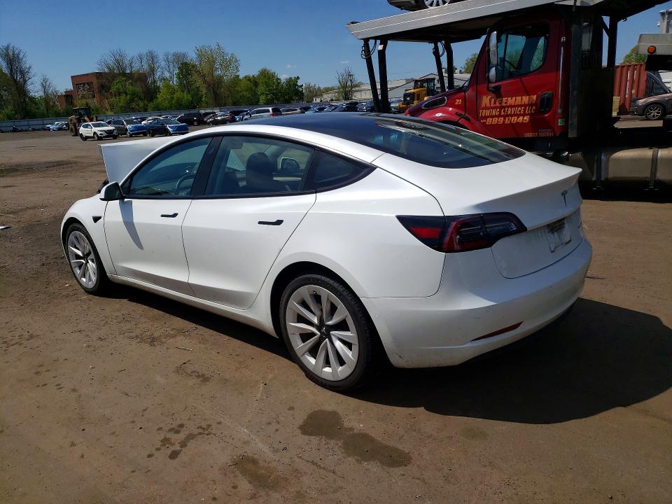 52027646 :رقم المزاد ، 5YJ3E1EB0NF233545 vin ، 2022 Tesla Model 3 مزاد بيع
