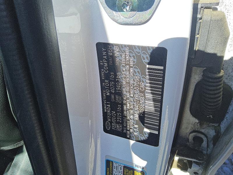 2024 Hyundai Elantra მანქანა იყიდება აუქციონზე, vin: KMHLN4DJXRU107096, აუქციონის ნომერი: 53273846