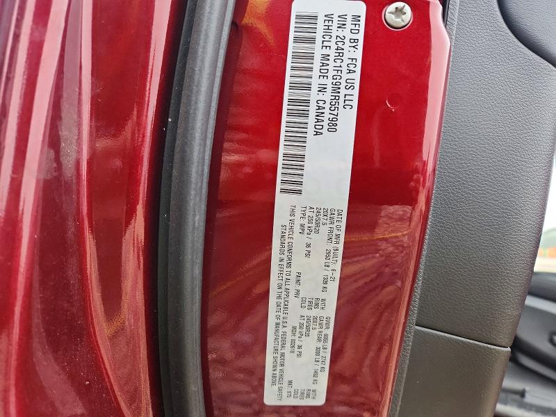 Aukcja sprzedaży 2021 Chrysler Pacifica, vin: 2C4RC1FG9MR557980, numer aukcji: 54221106
