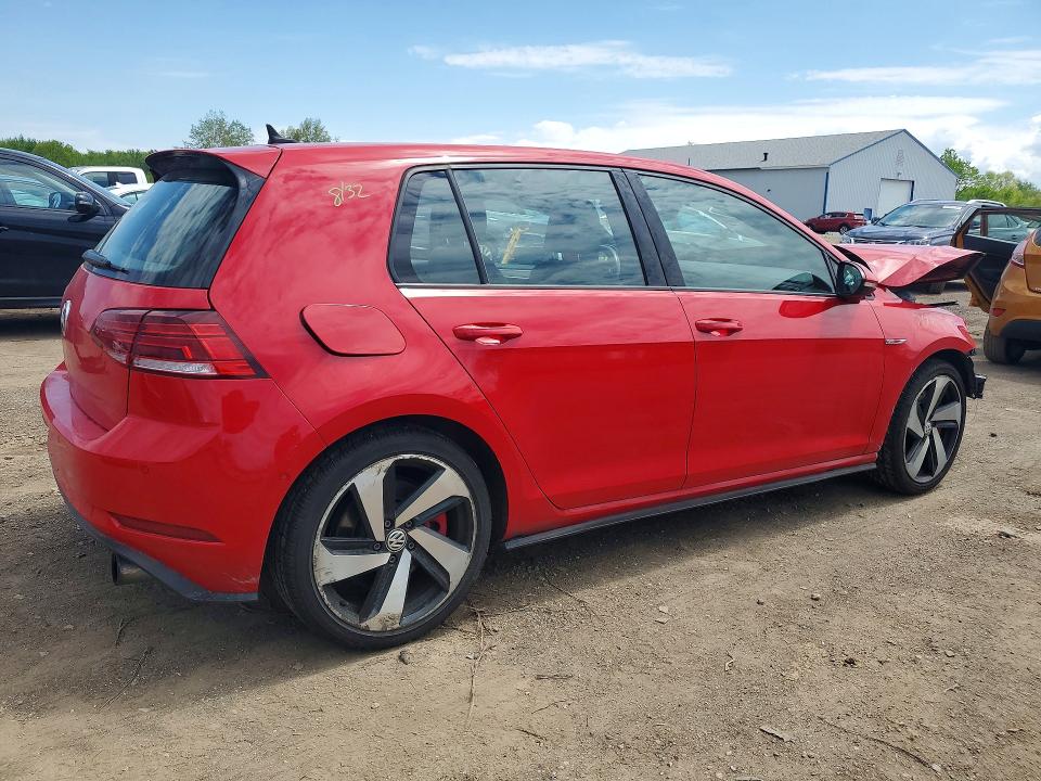 Продажа на аукционе авто 2018 Volkswagen Gti, vin: 3VW447AU0JM256179, номер лота: 53281646