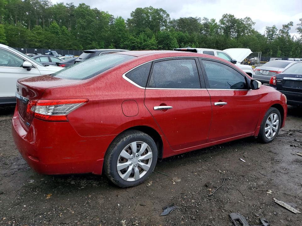 2014 Nissan Sentra მანქანა იყიდება აუქციონზე, vin: 3N1AB7AP3EY273307, აუქციონის ნომერი: 55137196
