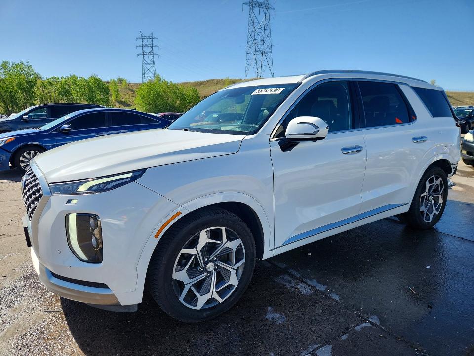 53032436 :رقم المزاد ، KM8R7DHE3MU192387 vin ، 2021 Hyundai Palisade مزاد بيع
