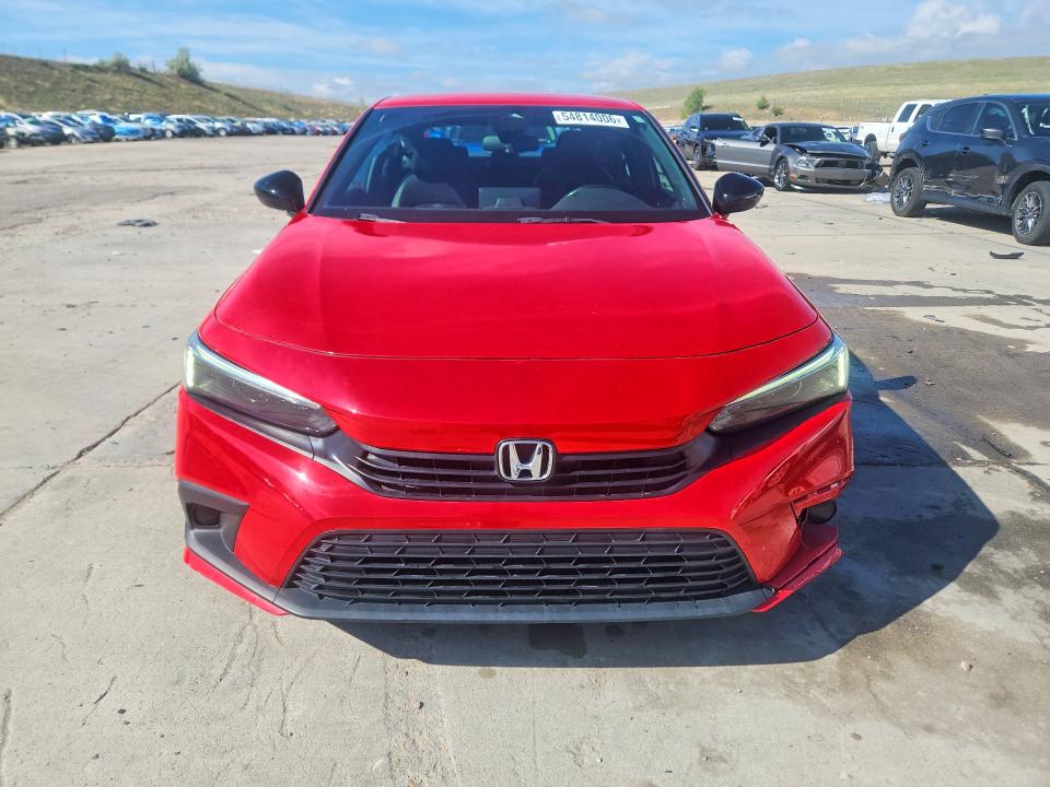 54814006 :رقم المزاد ، 2HGFE2F5XNH557593 vin ، 2022 Honda Civic مزاد بيع