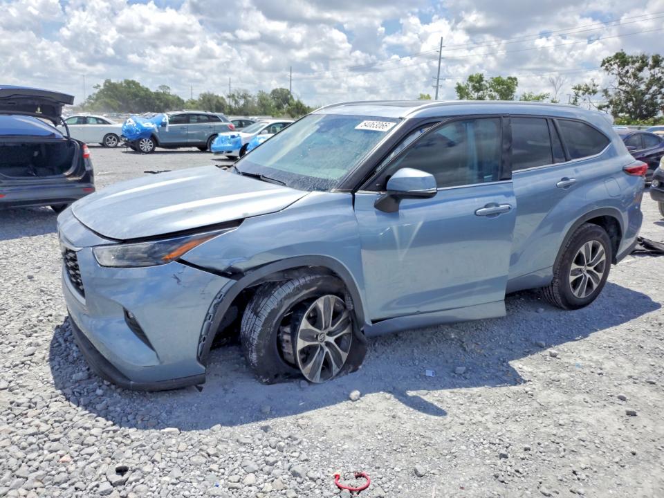 Aukcja sprzedaży 2022 Toyota Highlander, vin: 5TDGZRAH3NS115144, numer aukcji: 54063066