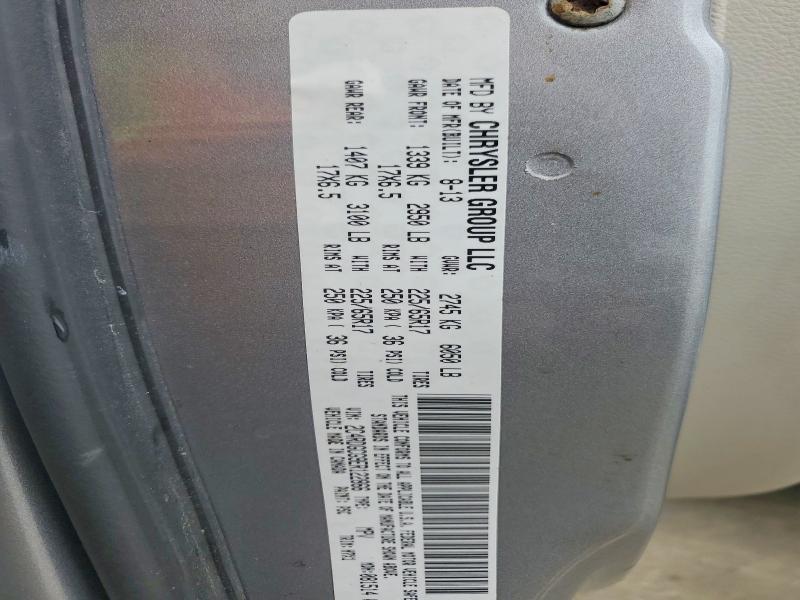 54666976 :رقم المزاد ، 2C4RDGCG9ER122866 vin ، 2014 Dodge Grand Caravan مزاد بيع